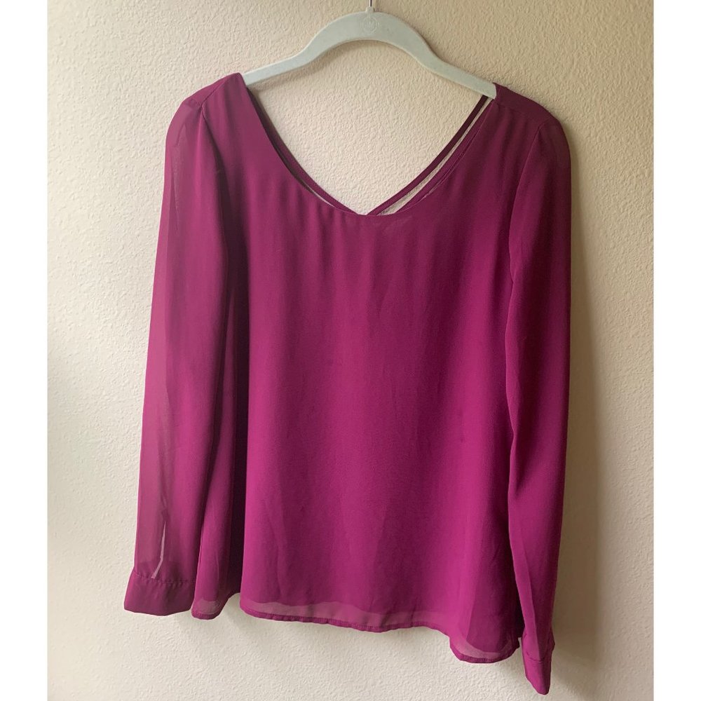 Long sleeve blouse